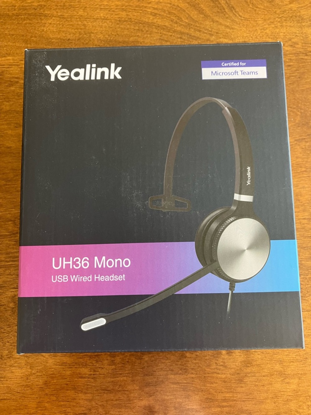 Link UH36 Mono USB Wired Headset - Black